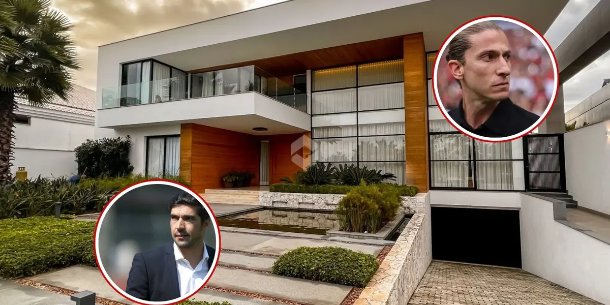 Abel e Filipe Luís em detalhe