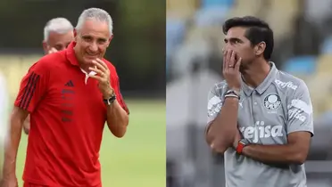 Enquanto Tite elogia o Flamengo, a fala absurda de Abel que irrita no Palmeiras