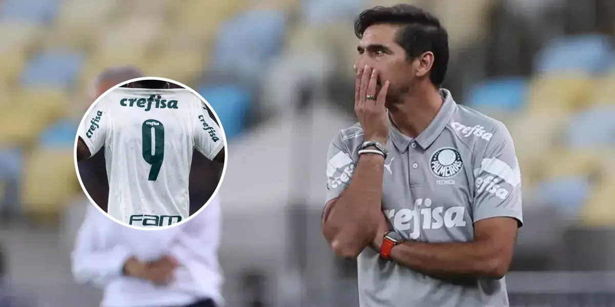 É criticado por Abel, mas o craque que pode ser o novo camisa 9 do Palmeiras