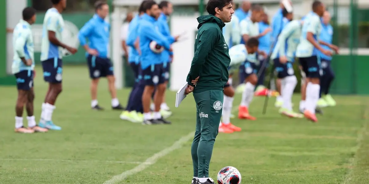 Abel Ferreira organizou jogo-treino pra continuar com ritmo de jogo e o Palmeiras perdeu a primeira