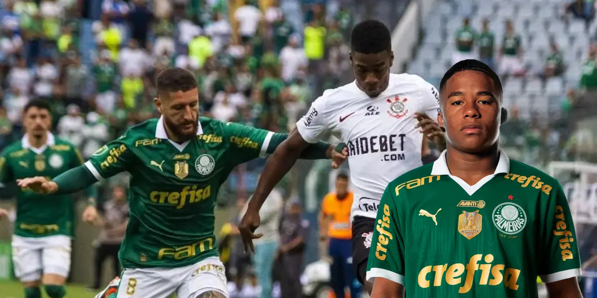 Ação de Endrick em Palmeiras x Corinthians chamou a atenção