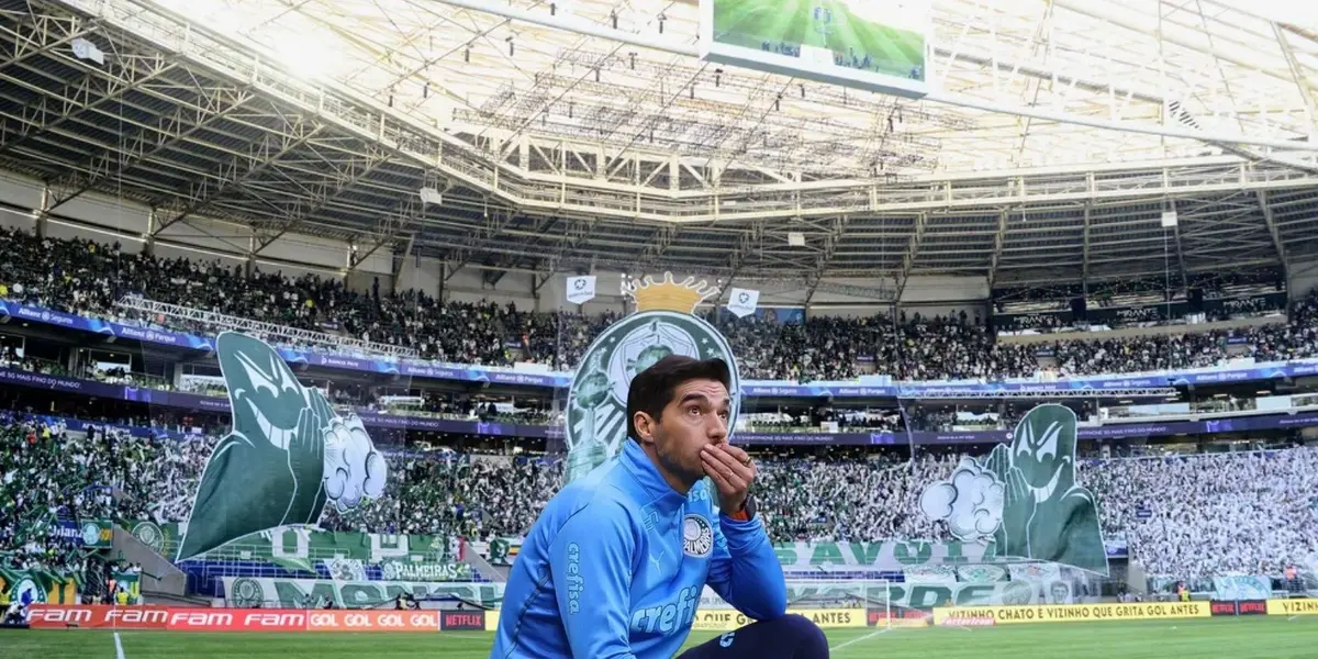 Ao ser elogiado por jornalista brasileiro, Abel Ferreira comparou a quantidade de títulos dos times