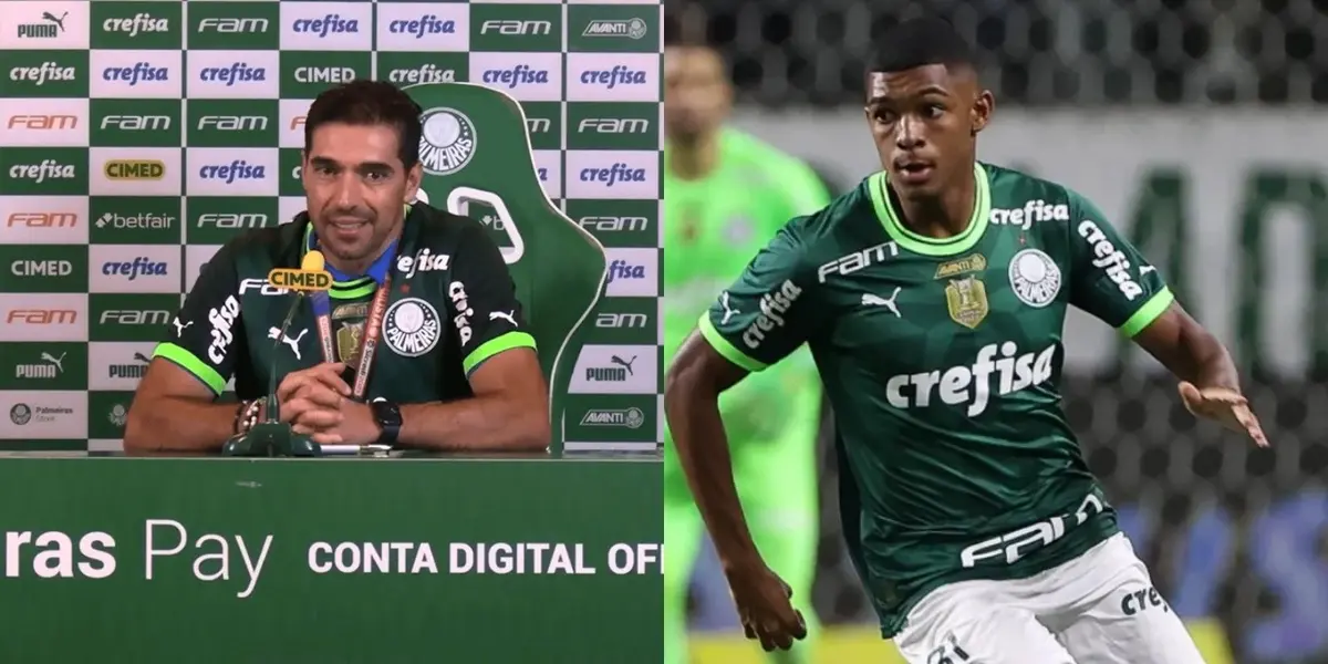 Aos 17 anos, Luis Guilherme ganha minutos no Palmeiras e é elogiado por Abel