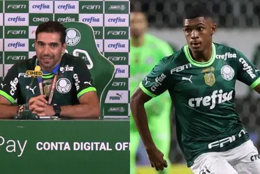 Aos 17 anos, Luis Guilherme ganha minutos no Palmeiras e é elogiado por Abel