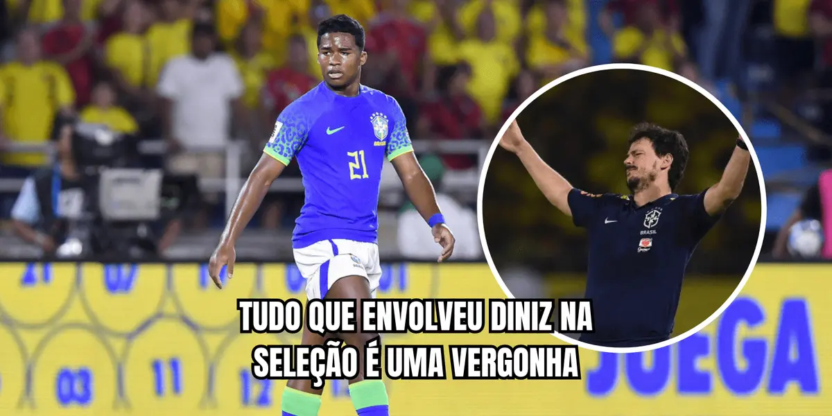 Após pouco usar Endrick, a fala de Diniz sobre a Cria da Academia