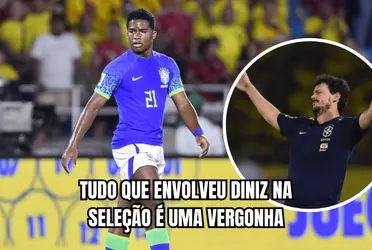 Após pouco usar Endrick, a fala de Diniz sobre a Cria da Academia