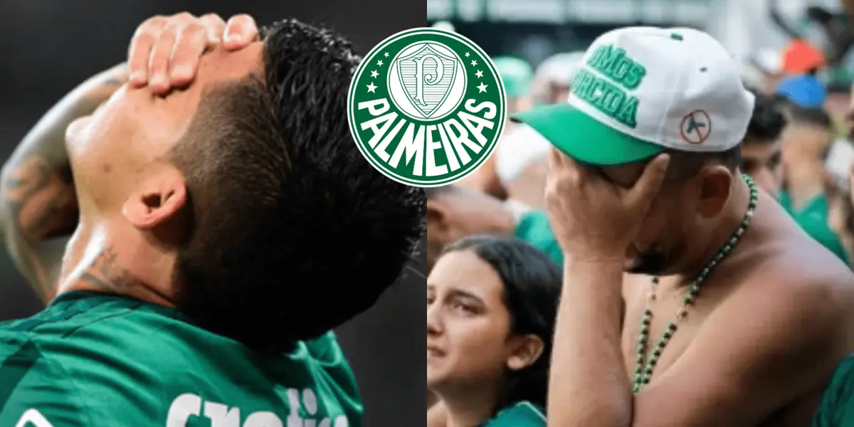 Atacante foi um dos piores em campo pelo Verdão.