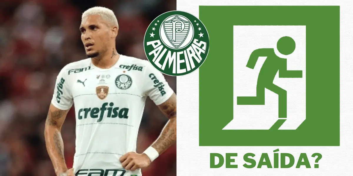 Atacante não consegue se firmar no Palmeiras e pode deixar o clube.