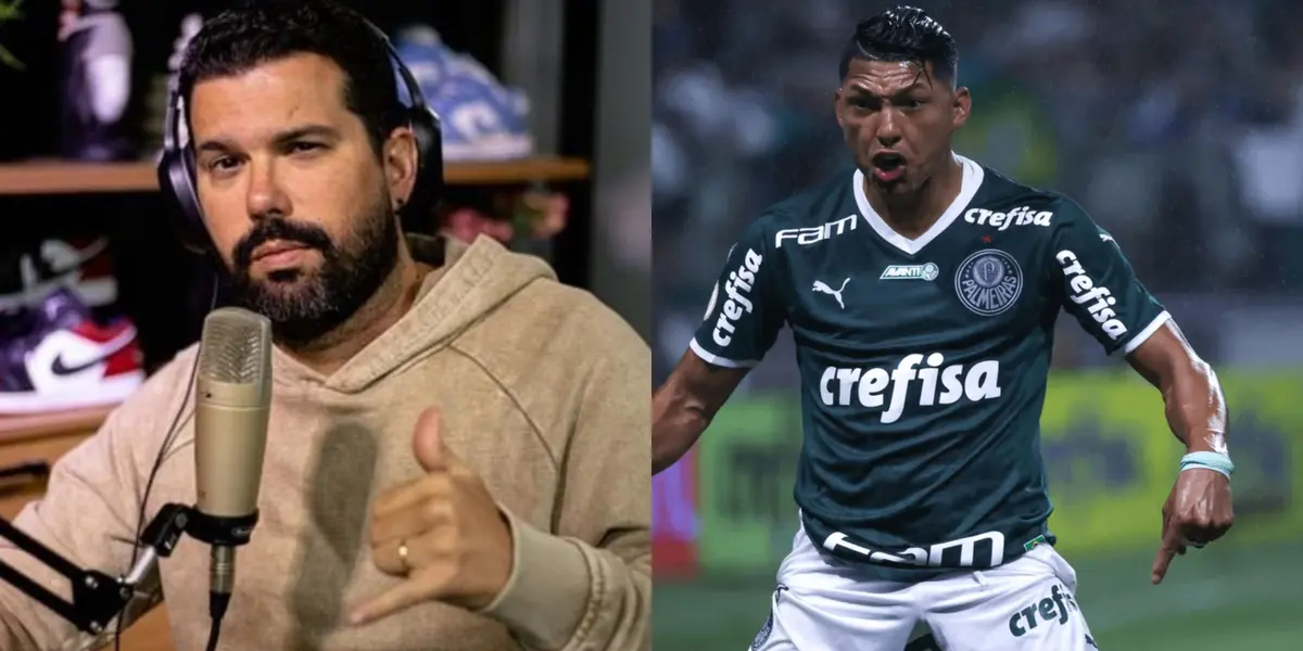 Bruno Formiga da TNT Sports usou seu twitter para dizer que Rony foi o destaque do Verdão