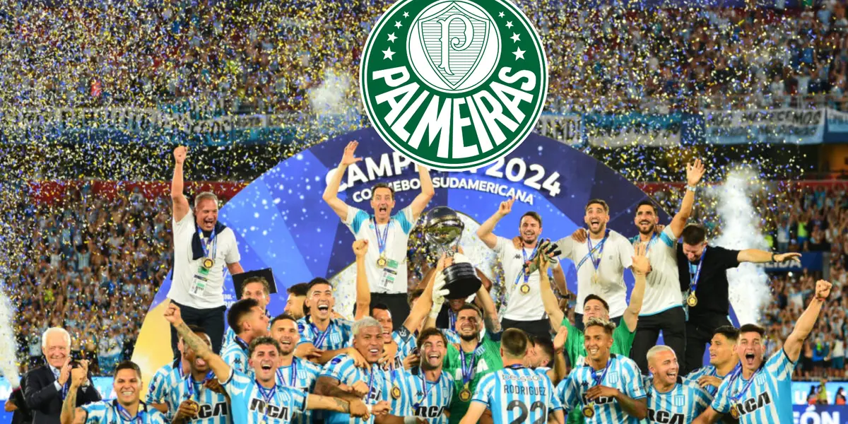 Campeão da Sul-Americana pelo Racing pode jogar pelo Palmeiras