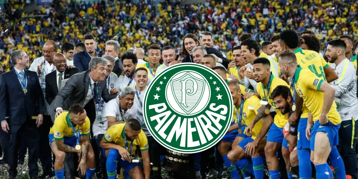 Campeão pela Seleção Brasileira pode se juntar ao Palmeiras