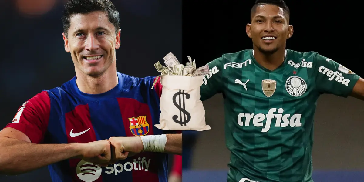 Diferença nos ganhos dos dois atacantes reflete abismo financeiro