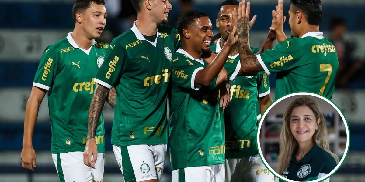 Elenco do Palmeiras durante a Copinha