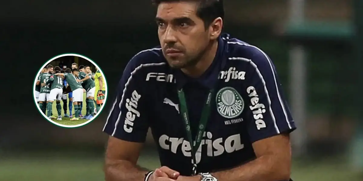 Elenco do Palmeiras reunido