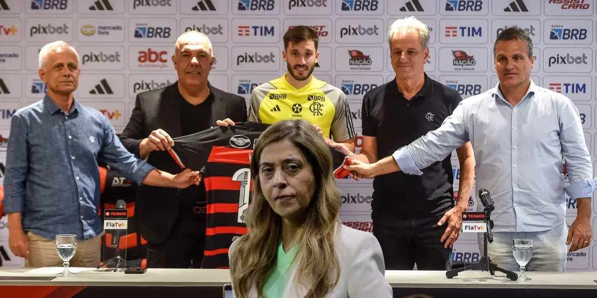 Em apresentação no Flamengo, Viña deixa palmeirenses irritados