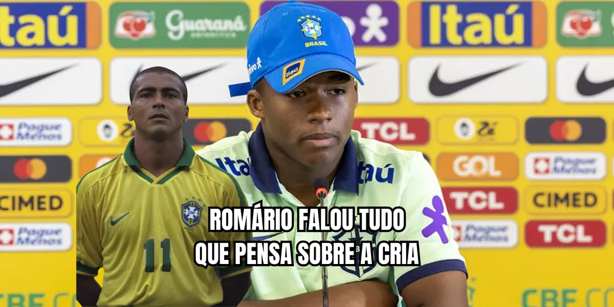 Em entrevista ao sportv, Romário disse o que pensa sobre Endrick ser titular