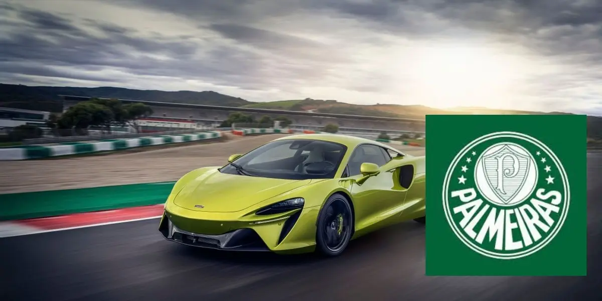 Empresário compra McLaren de R$ 3 milhões e "estampa" escudo do Palmeiras no capô