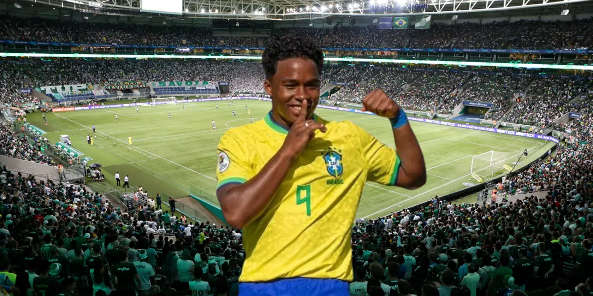 Endrick está com a Seleção Brasileira Olímpica e já deixou seu gol