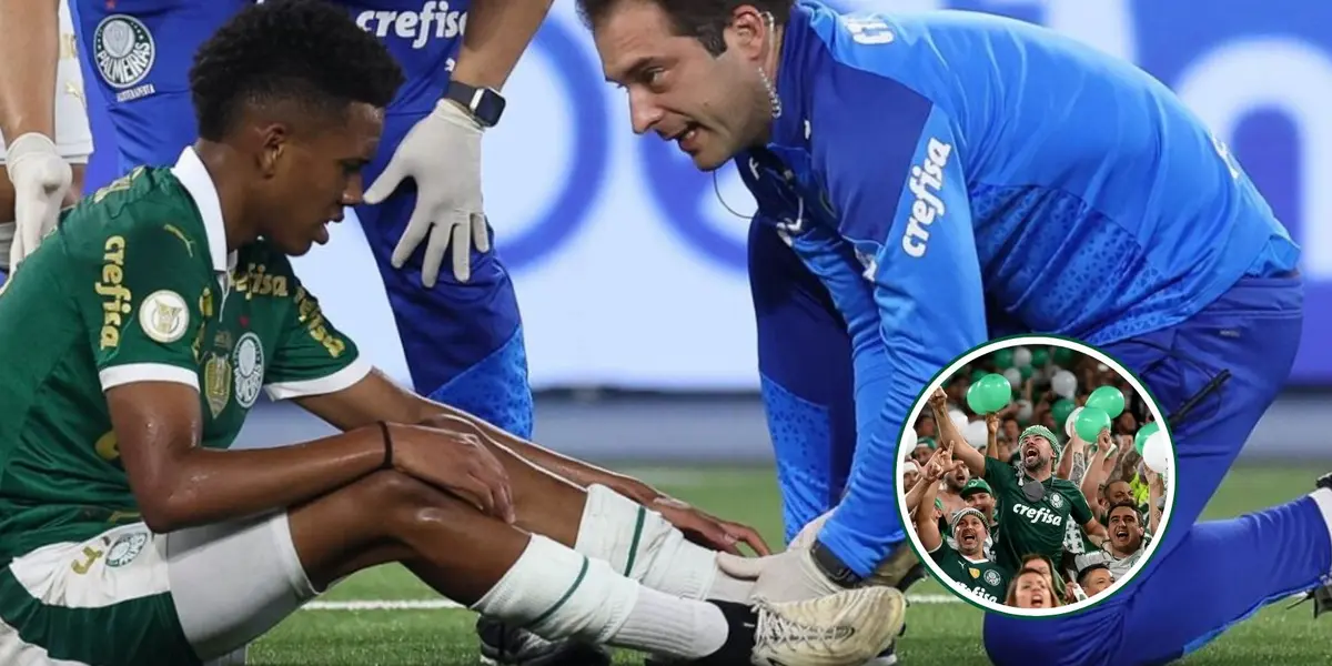 Estevão em destaque pelo Palmeiras