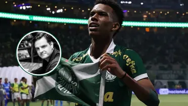 Estevão em destaque pelo Palmeiras