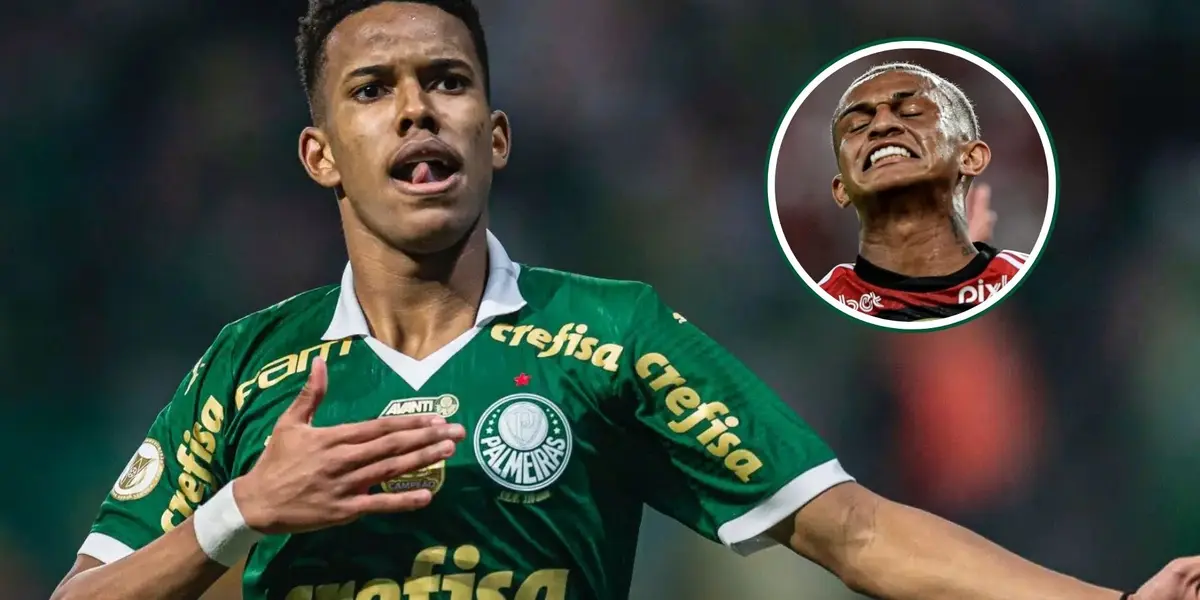 Estevão em destaque pelo Palmeiras