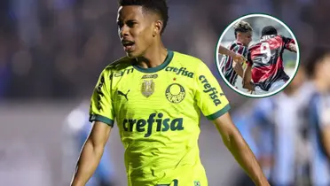 Estevão em destaque pelo Palmeiras