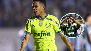 Estevão em destaque pelo verdão