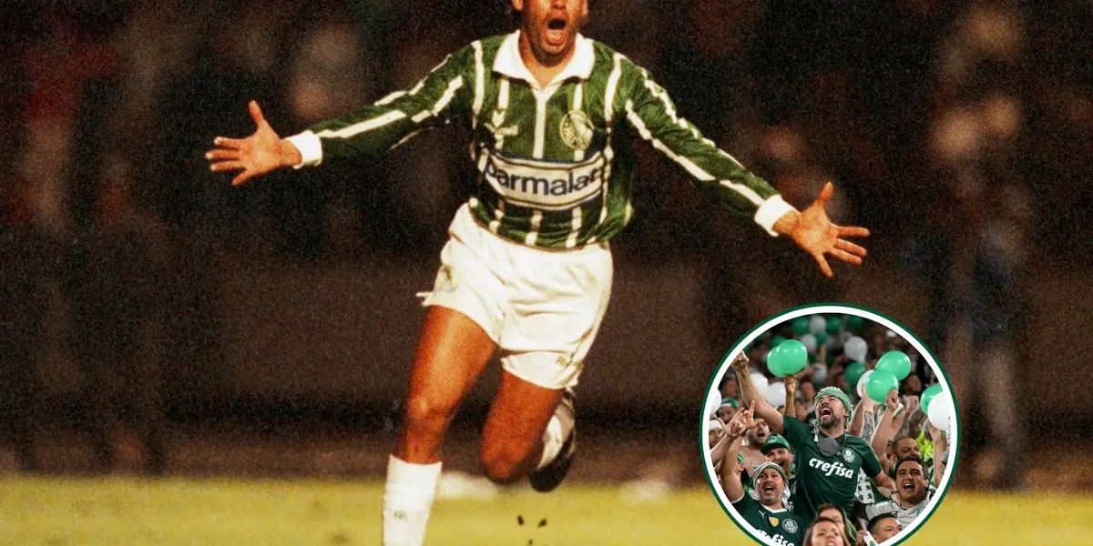 Evair em destaque pelo Palmeiras