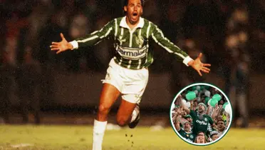 Evair em destaque pelo Palmeiras