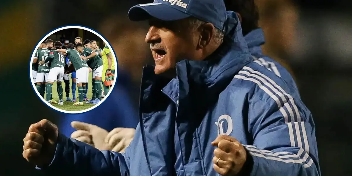 Felipão em destaque pelo Palmeiras