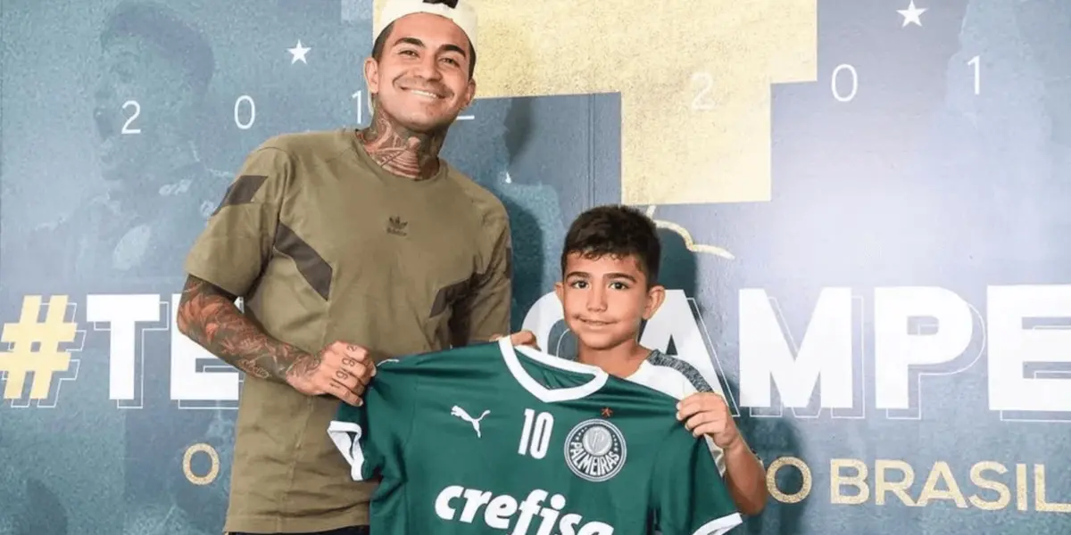 Filho de Dudu assinou seu primeiro contrato com o Palmeiras