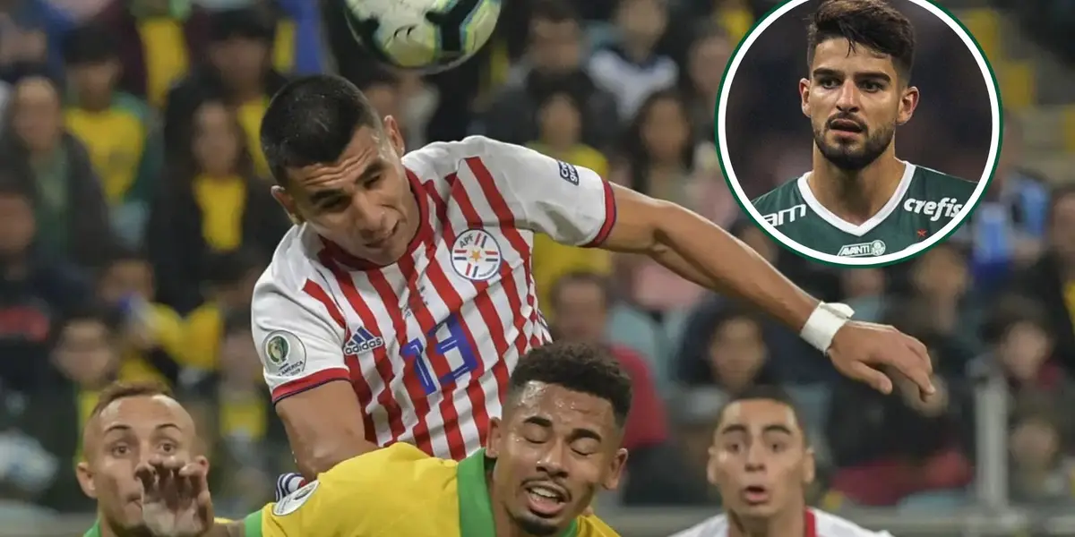 Flaco López em detalhe pelo Palmeiras