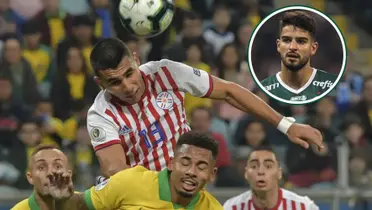 Flaco López em detalhe pelo Palmeiras
