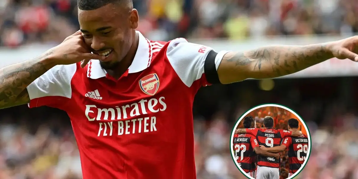 Gabriel Jesus em destaque pelo Arsenal