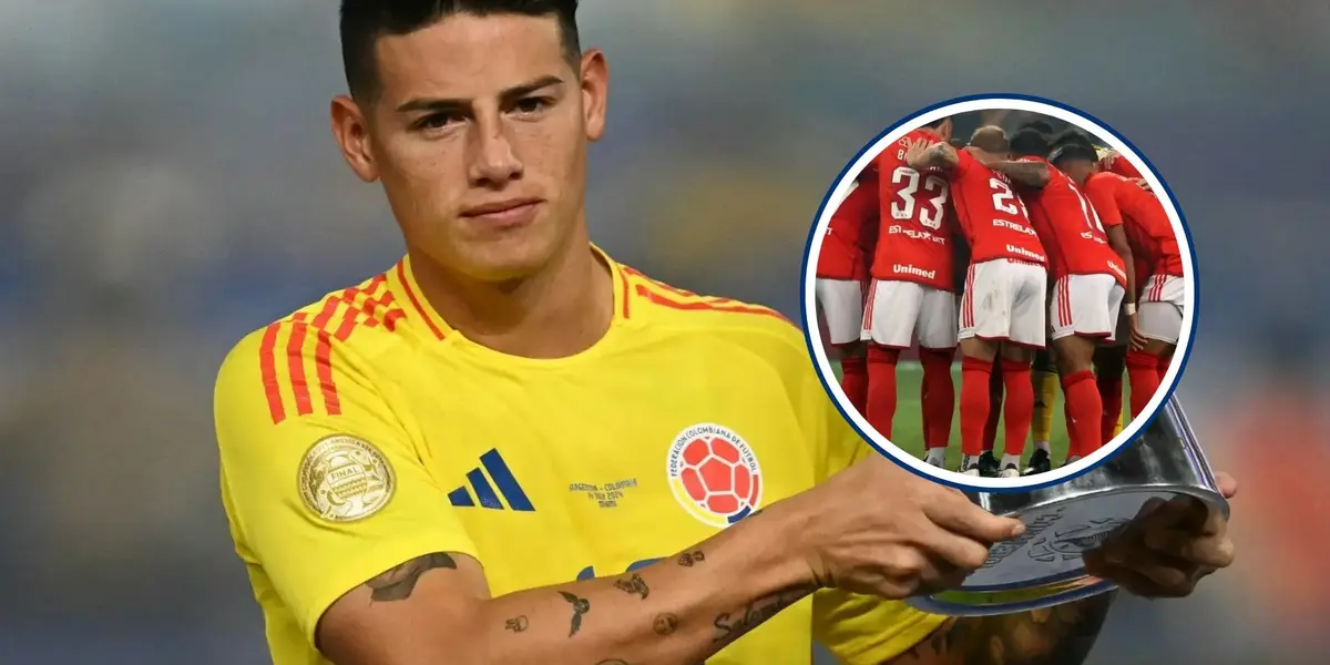 James em destaque pela Colômbia