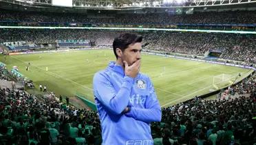 Jogador precisou de maca para sair do campo em jogo do Palmeiras