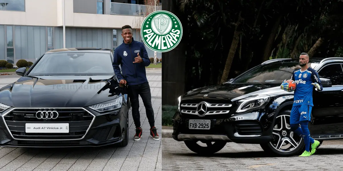 Jogadores de futebol costumam desfilar com carros de luxo