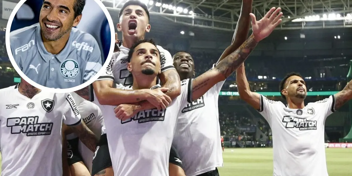 Jogadores do Botafogo comemoram