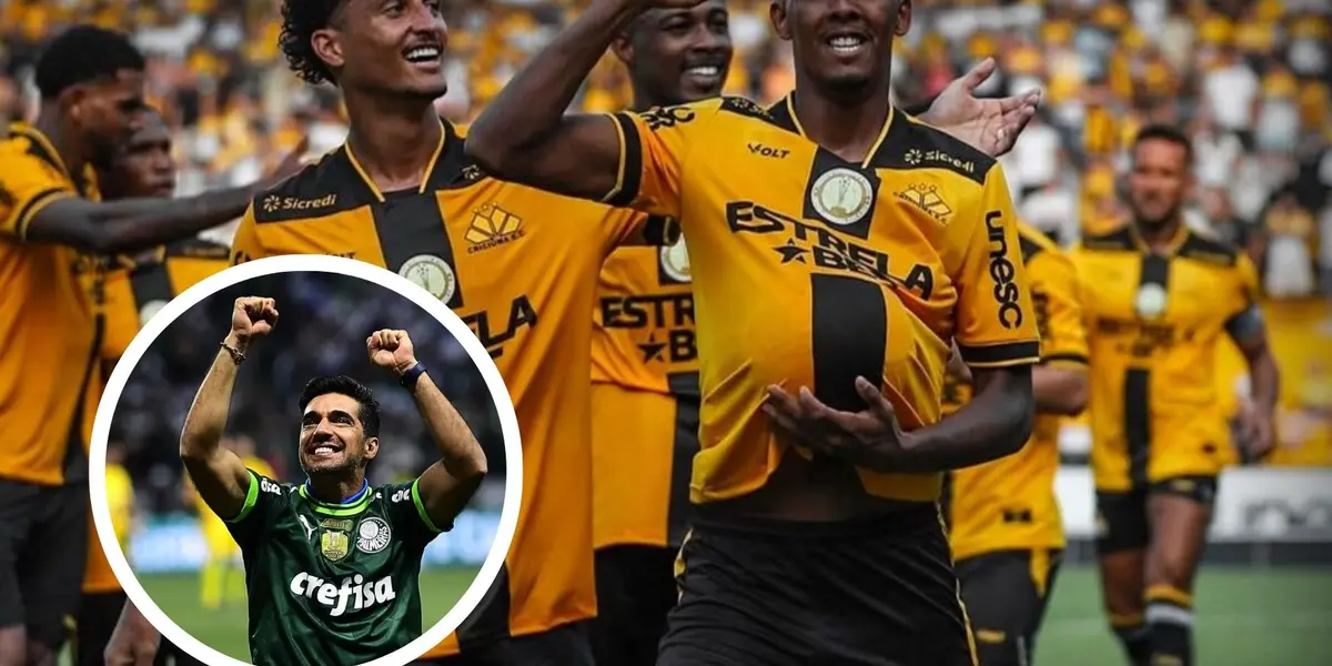 Jogadores do Criciúma comemoram