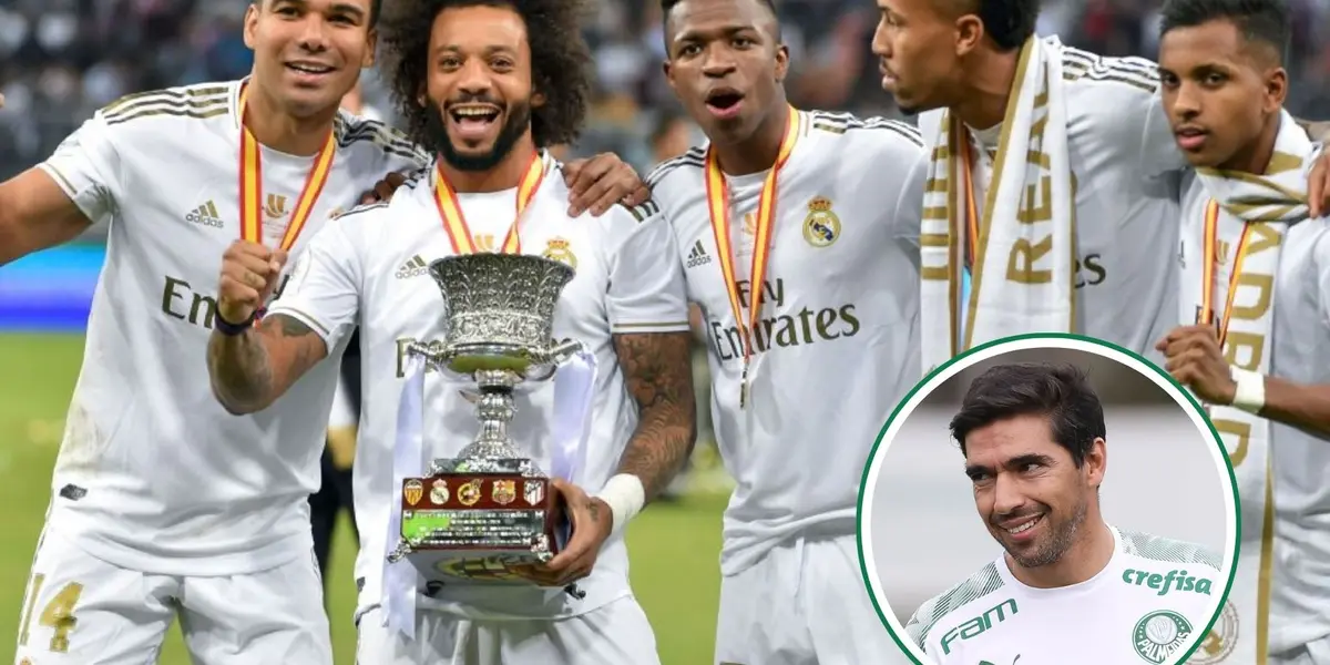 Jogadores do Real Madrid comemoram título