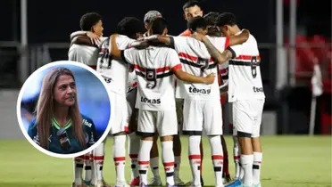 Jogadores do SPFC comemoram