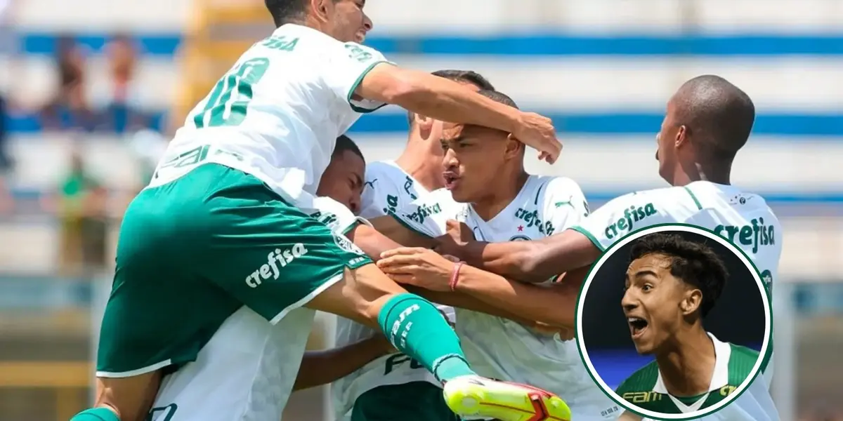 Jogadores do Sub-20 do Verdão