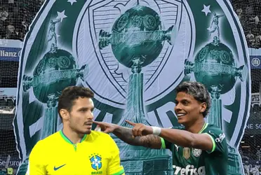Jogando por suas seleções, Raphael Veiga e Richard Ríos receberam mais minutos que Piquerez