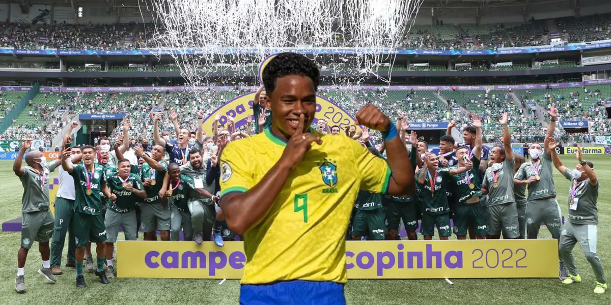 Novo Endrick e vale R$ 214 milhões, joia do Palmeiras chama a atenção da Europa
