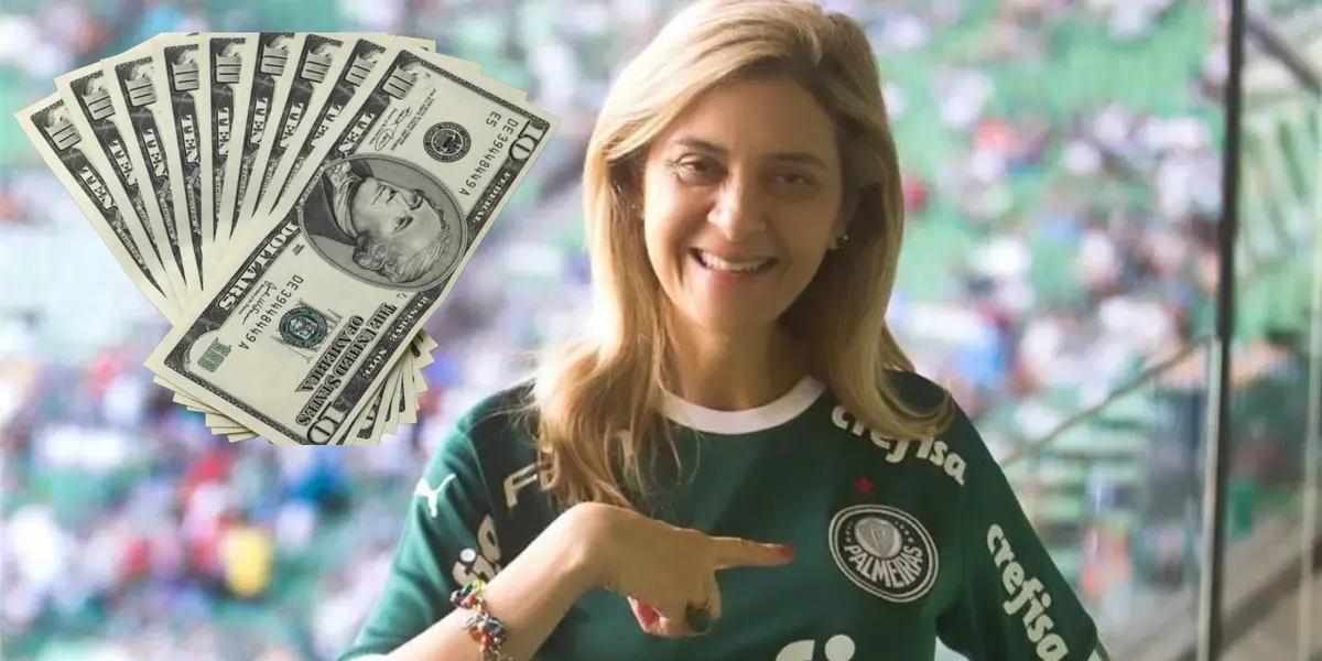 Leila Pereira, presidente do Palmeiras