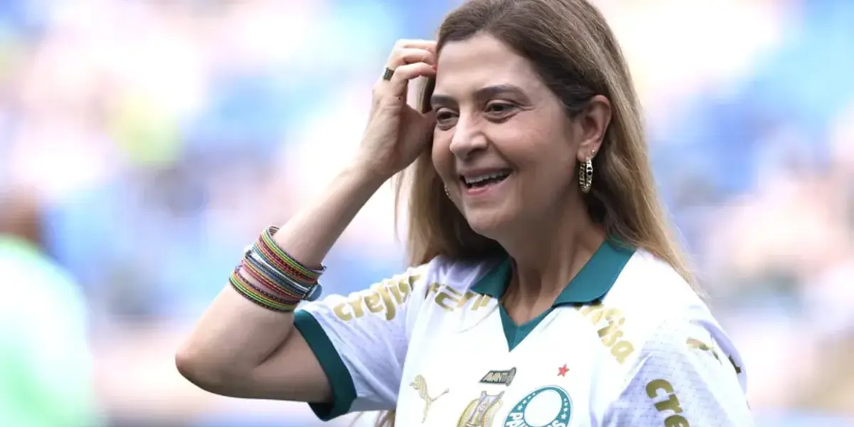 Leila Pereira, presidente do Palmeiras