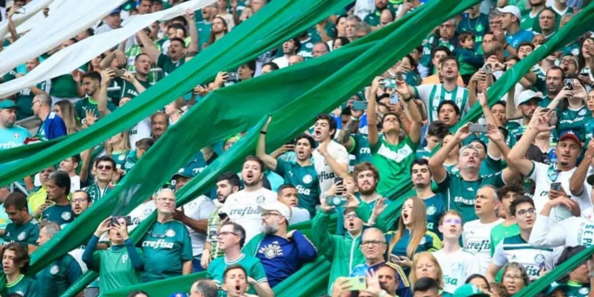 Mais de 41,4 mil torcedores estiveram presentes no estádio para o título palmeirense