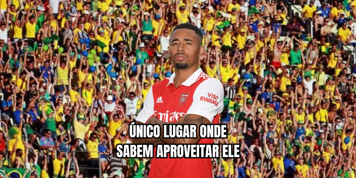No Brasil sofre críticas, mas é assim que os ingleses reagem a Gabriel Jesus