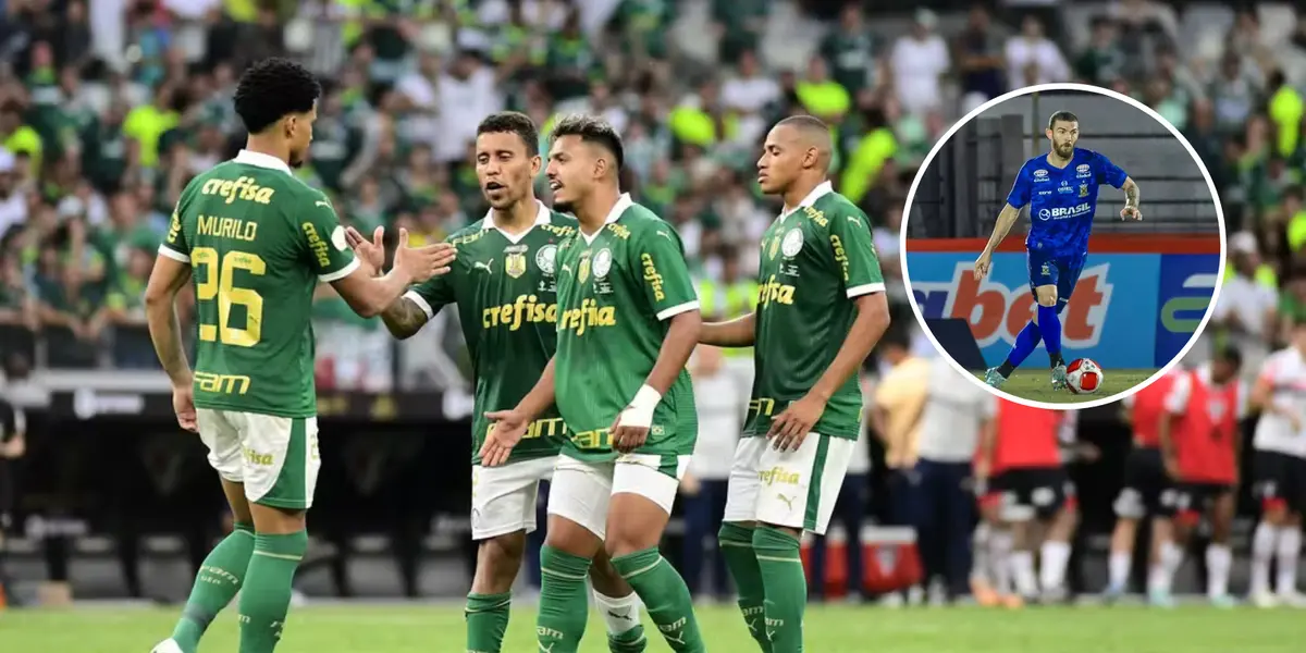 O Palmeiras enfrenta o Santo André nesta segunda-feira