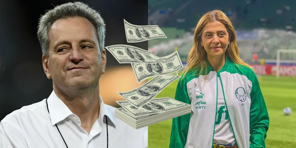 Enquanto Flamengo gasta mais de R$ 150 milhões, o que gastou o Palmeiras em 2024